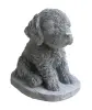 Product image 3 of the product “Aiden - Seated Dog, 16cm H | cast stone ”